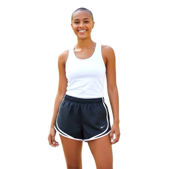 Nike Tempo Dri-FIT Women's S Small Black Brief Lined Running Workout Gym Shorts - Picture 7 of 7